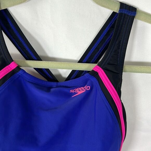 Speedo Women's Quantum Splice Powerflex Eco Onepiece Swimsuit size 4 - Picture 3 of 7